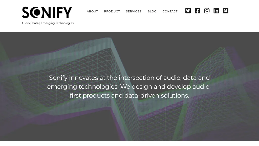 Sonify website