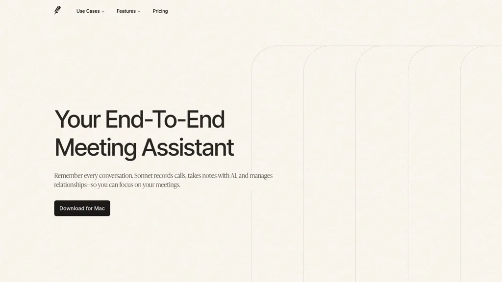 Sonnet website