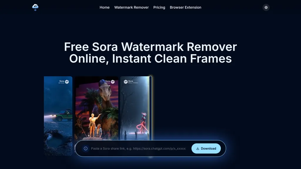 Sora Watermark Remover- AI tool screenshot