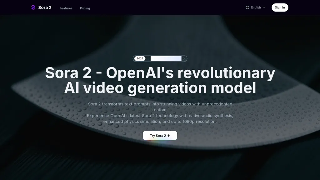 Sora2.co AI tool screenshot