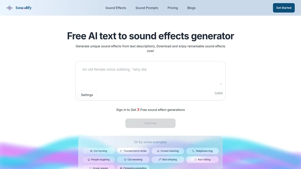 Soundify website
