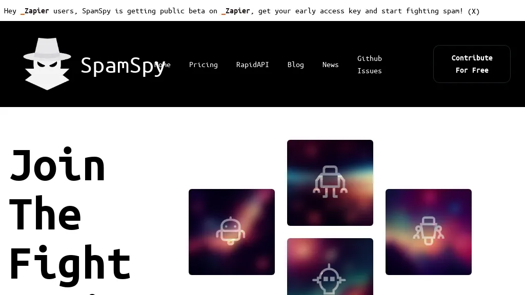 SpamSpy website