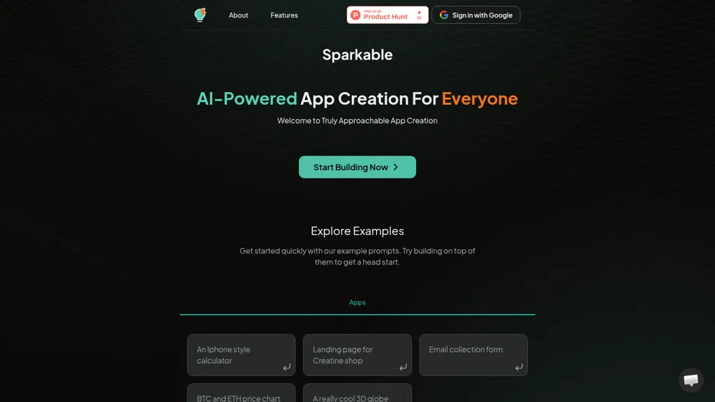 sparkableai.com AI tool screenshot