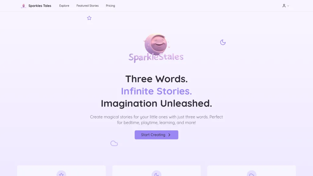 SparklesTales website