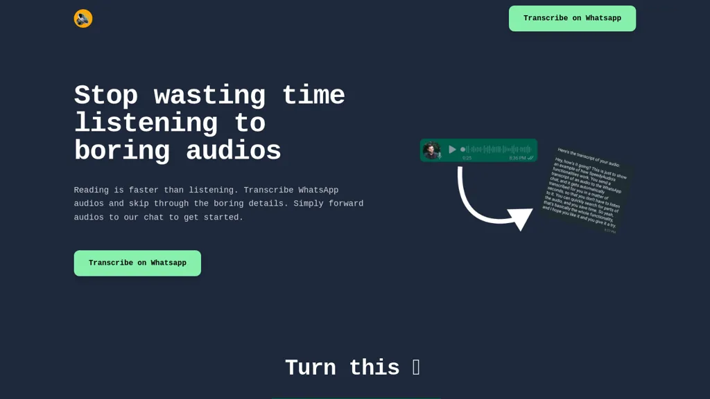 Speedy Audios website