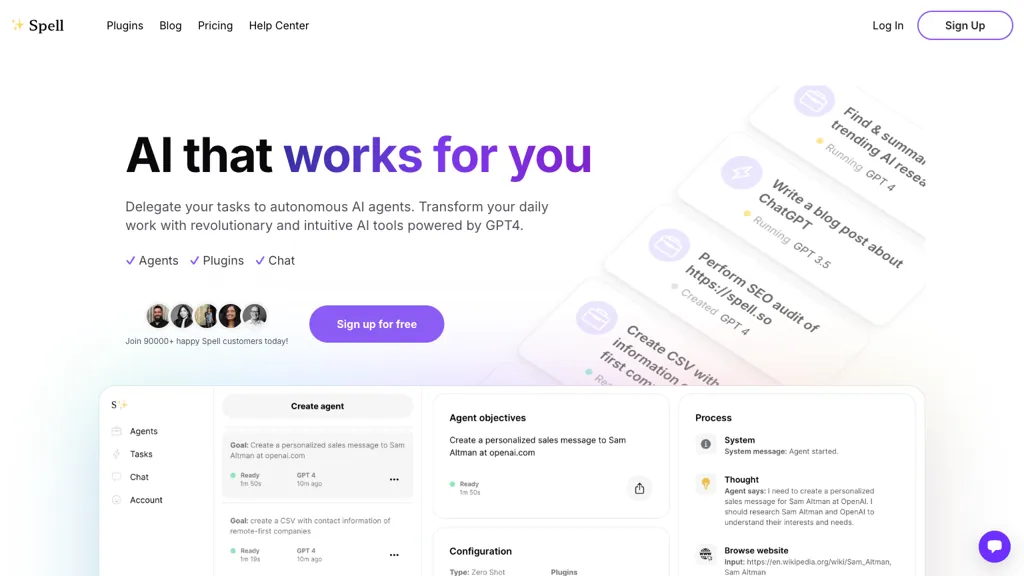 Spell ai website