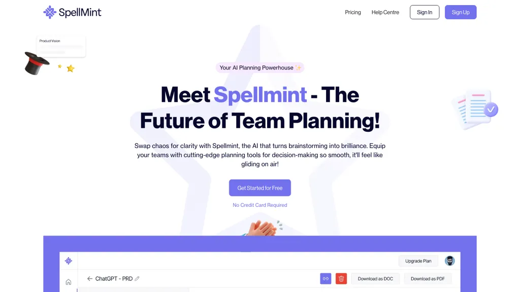 Spellmint website