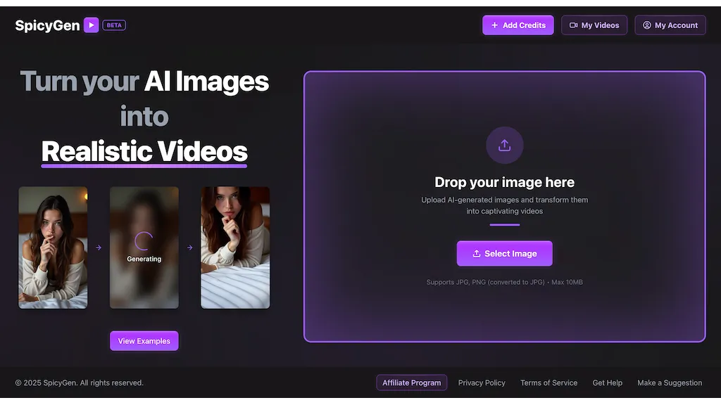 SpicyGen website