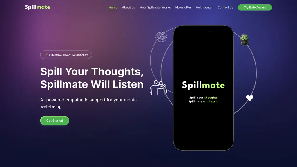 Spillmate AI tool screenshot