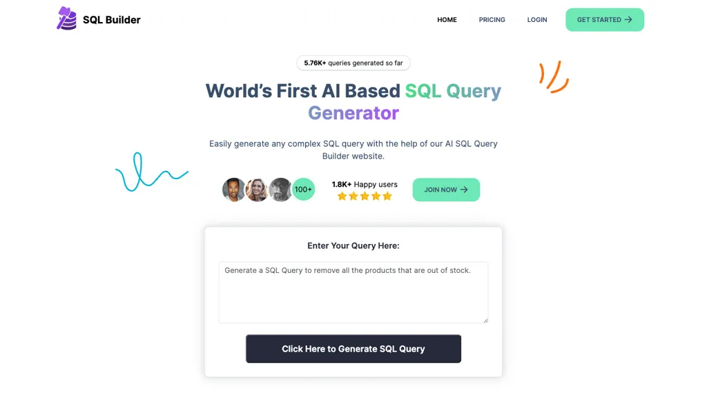 SQL Builder website