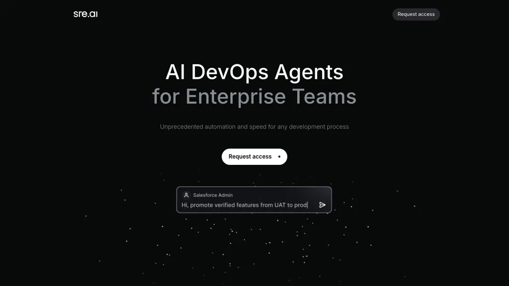SRE.ai website
