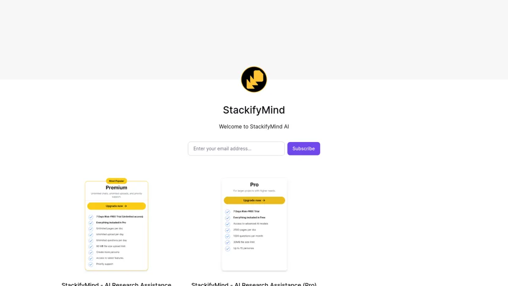 StackifyMind website