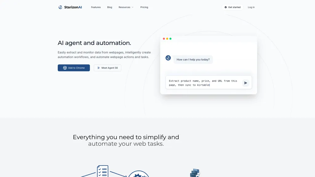 Starizon AI AI tool screenshot