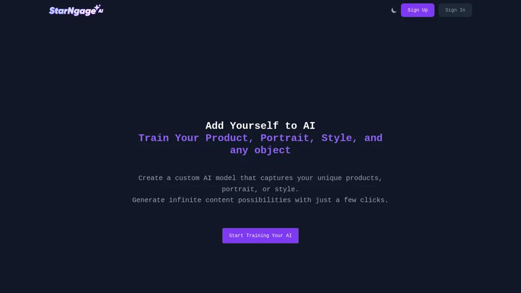 StarNgage AI website