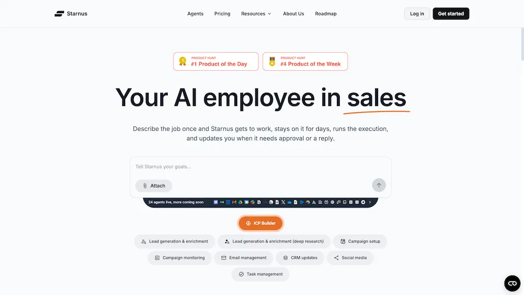 Starnus AI tool screenshot