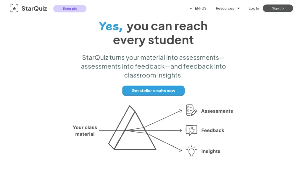 StarQuiz.ai website