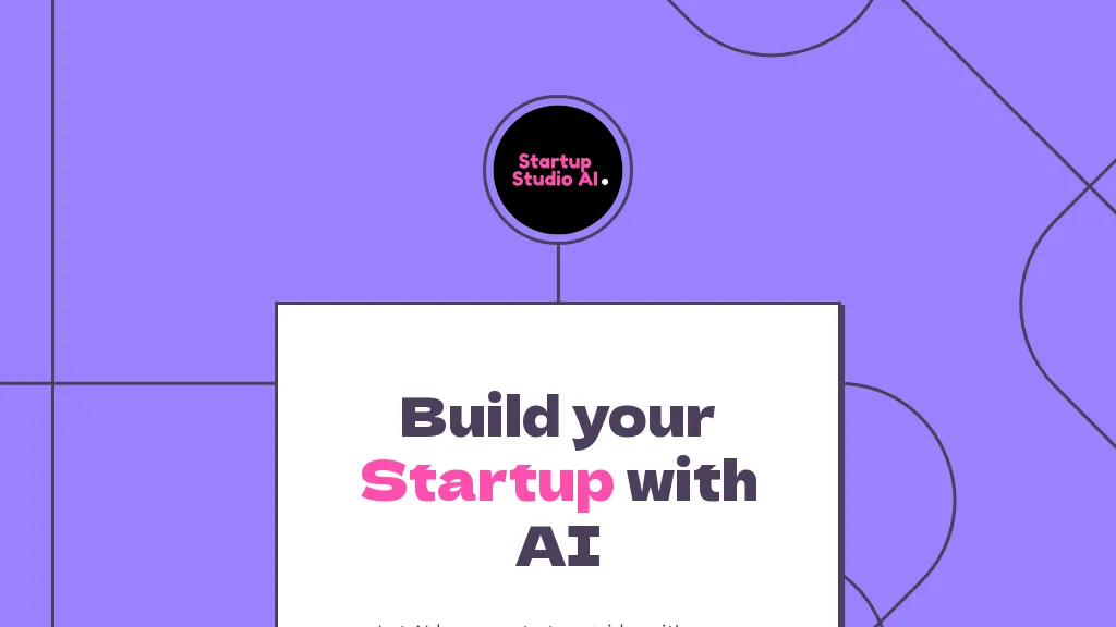StartupStudio-AI website