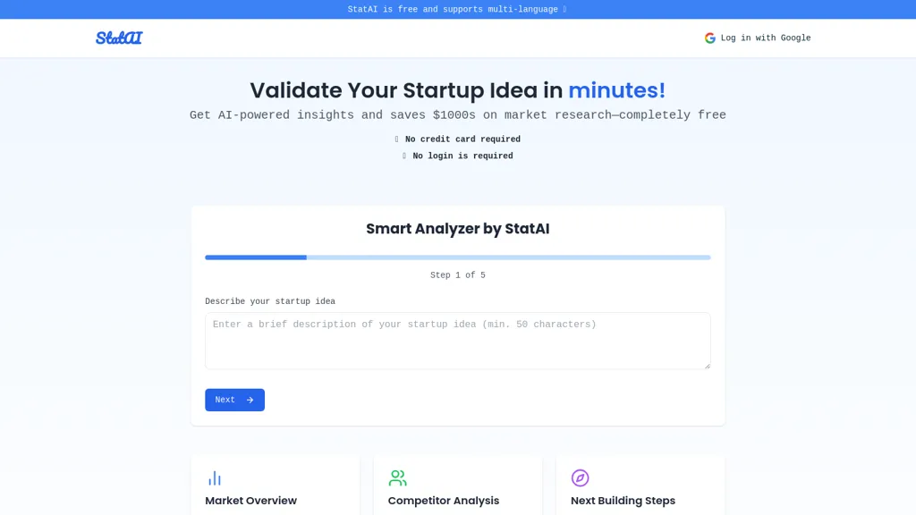 StatAI website