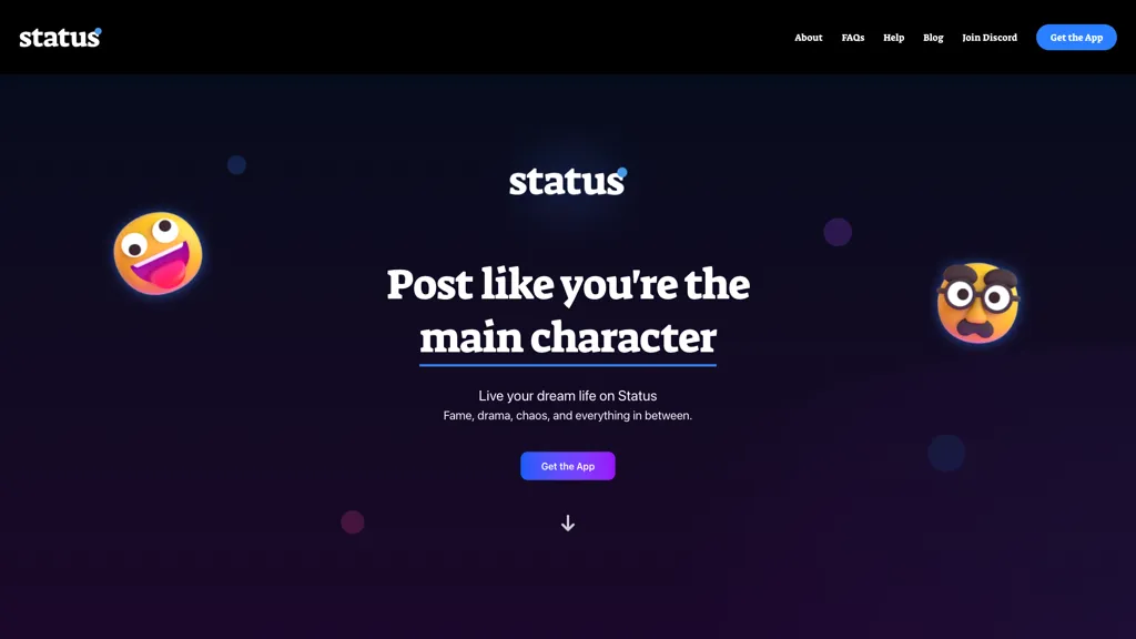 Status AI AI tool screenshot