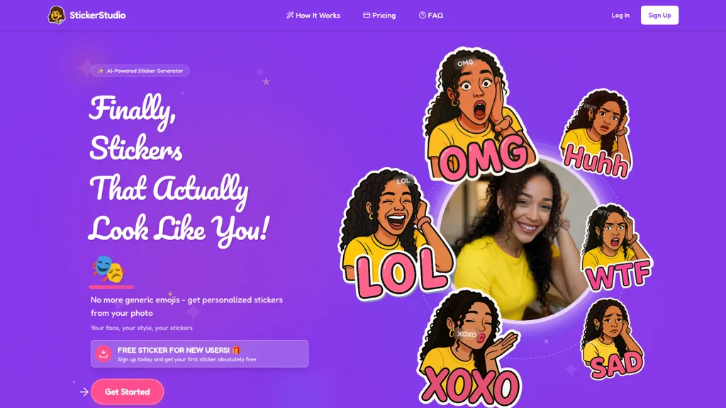 StickerStudio AI tool screenshot