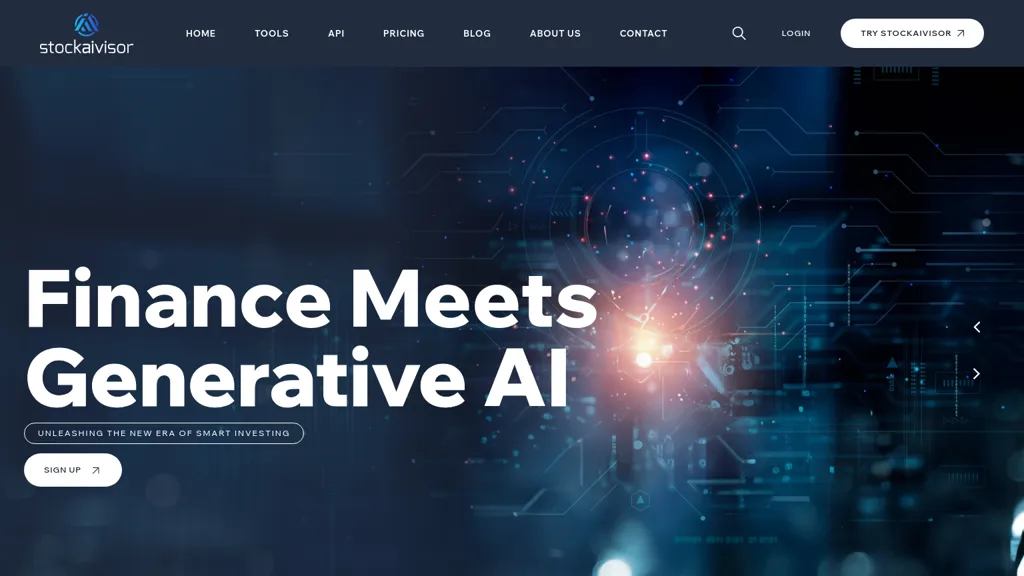 Stockaivisor website