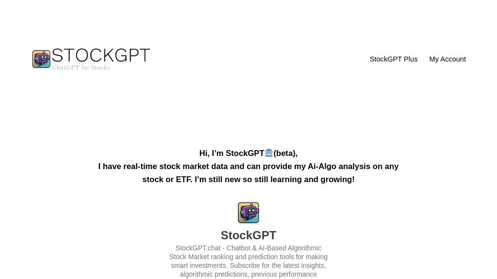 StockGPT.chat website