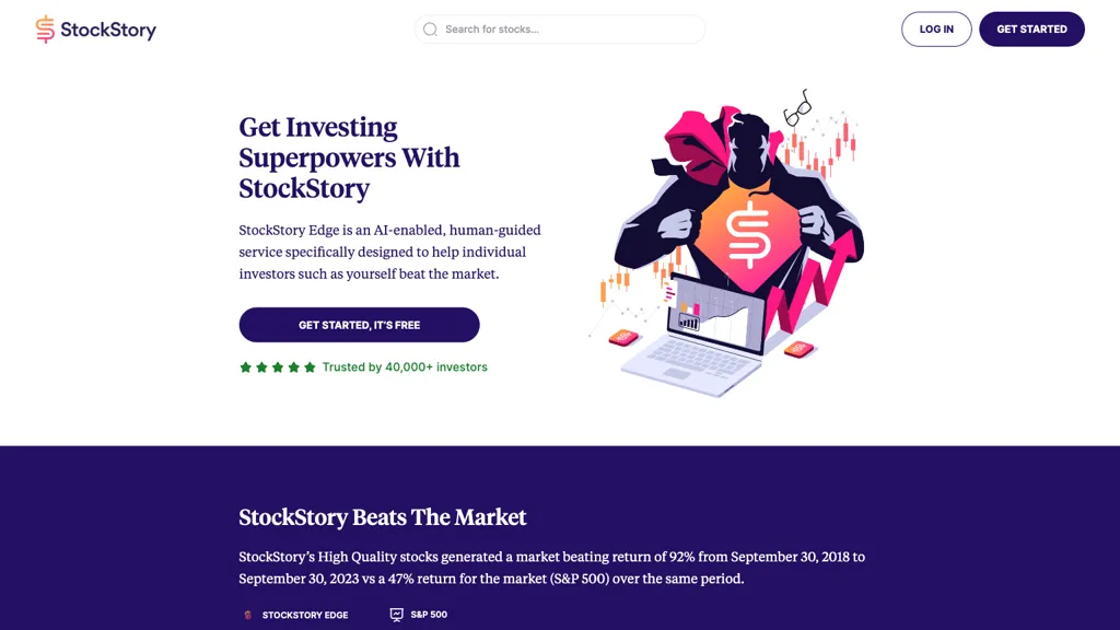 StockStory website