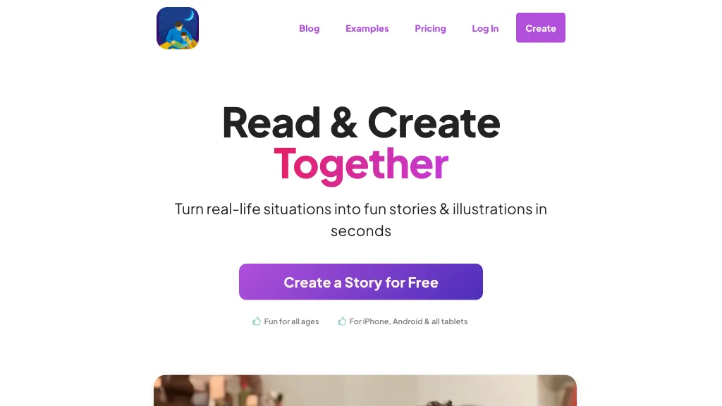 StoriesForKids.ai: Personalized Kid's Books using AI website