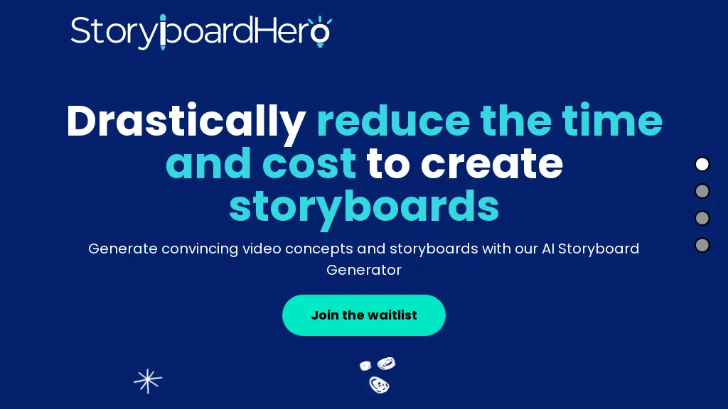 StoryboardHero website