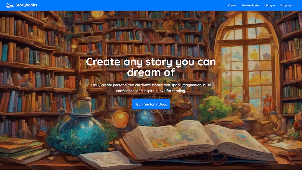 StoryBooks website