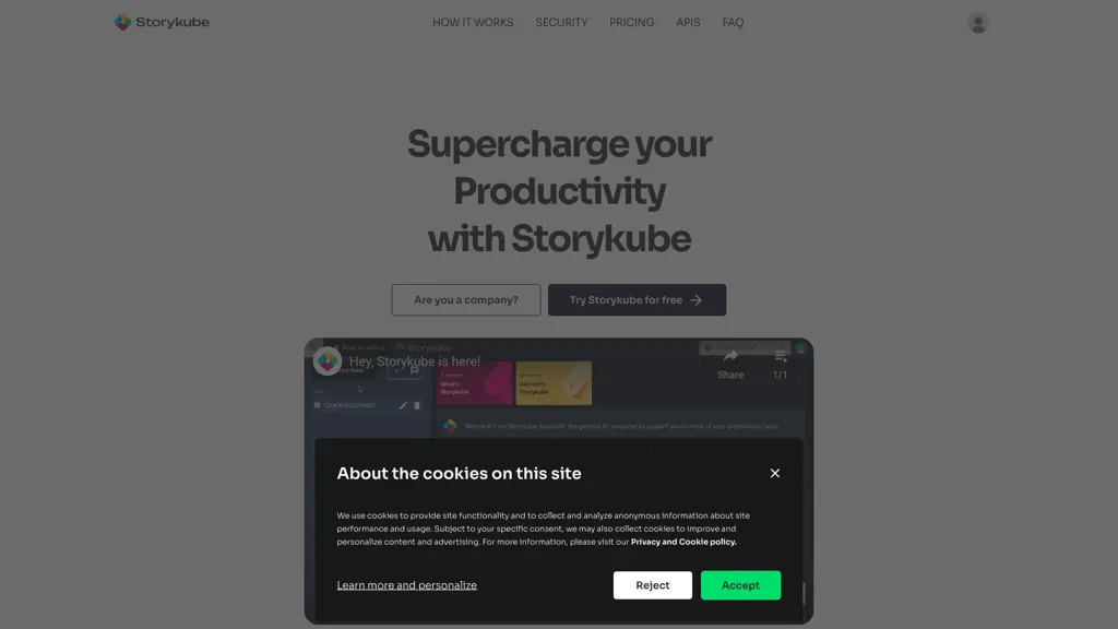 Storykube website