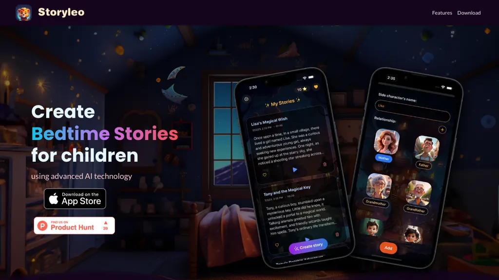 Storyleo website
