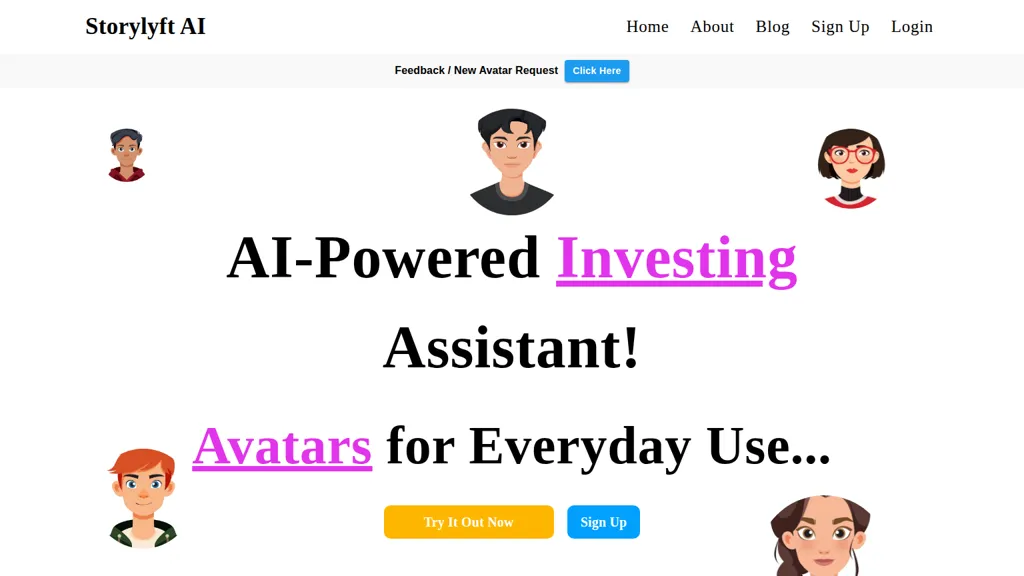 Storylyft AI tool screenshot