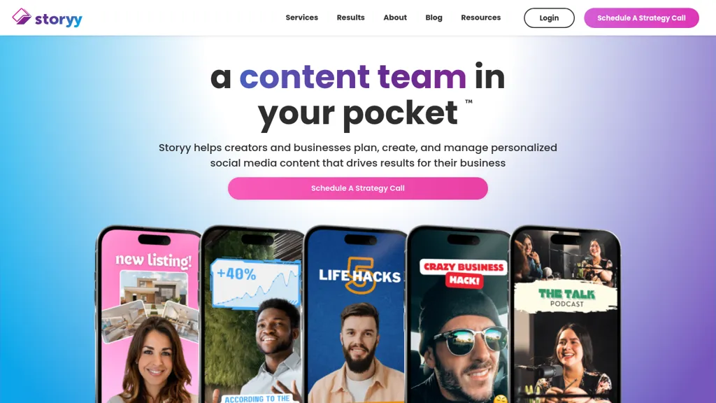 Storyy website