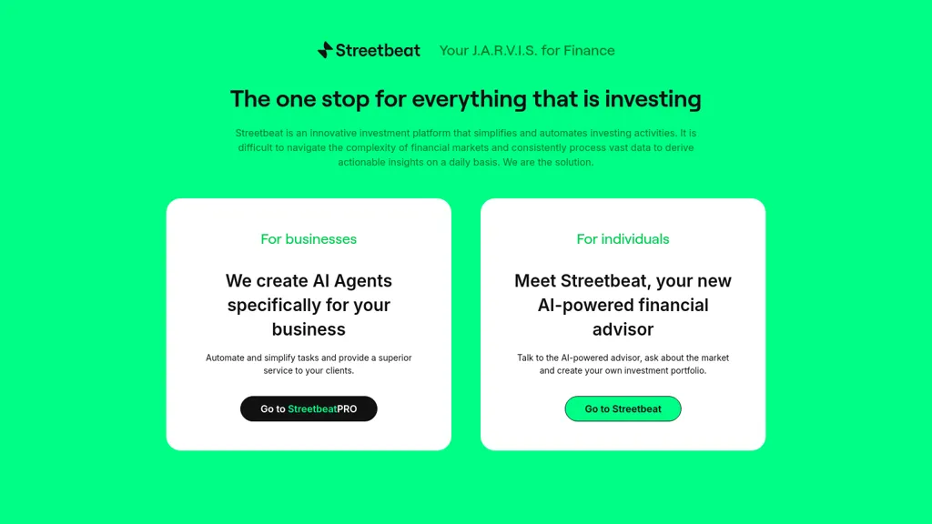 Streetbeat website