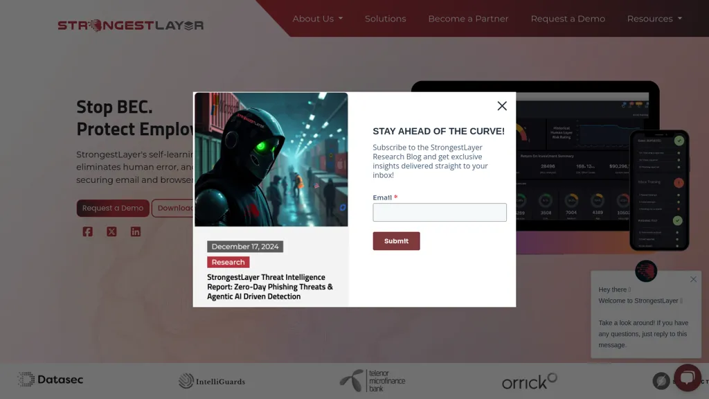 Strongest Layer website