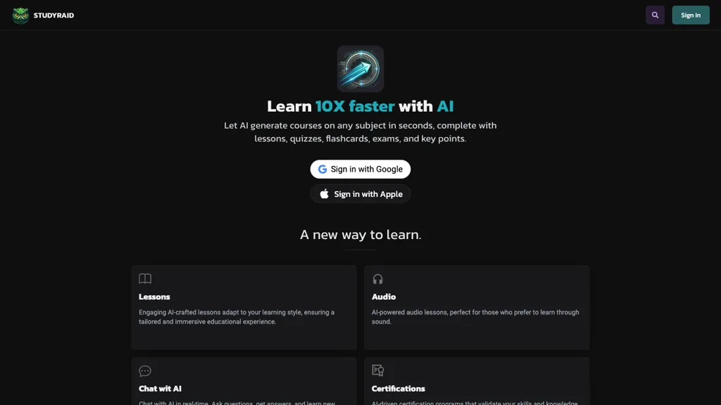 Studyraid website