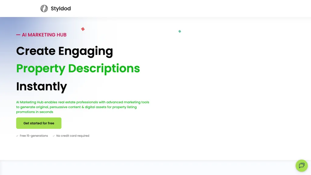 Styldod AI tool screenshot