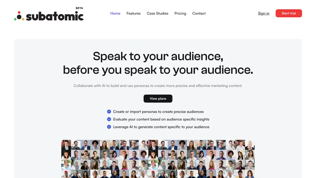 Subatomic website