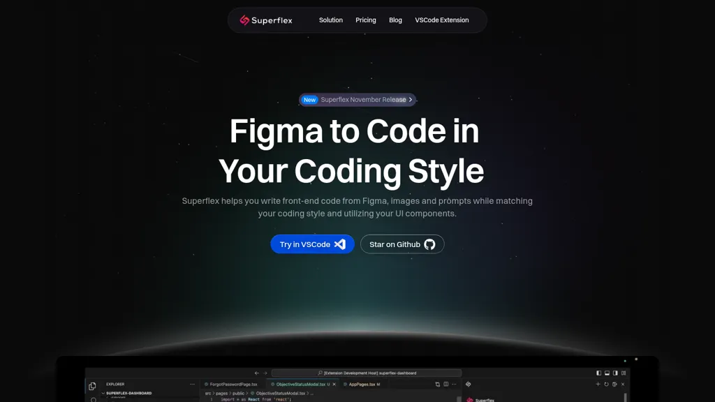 Superflex website