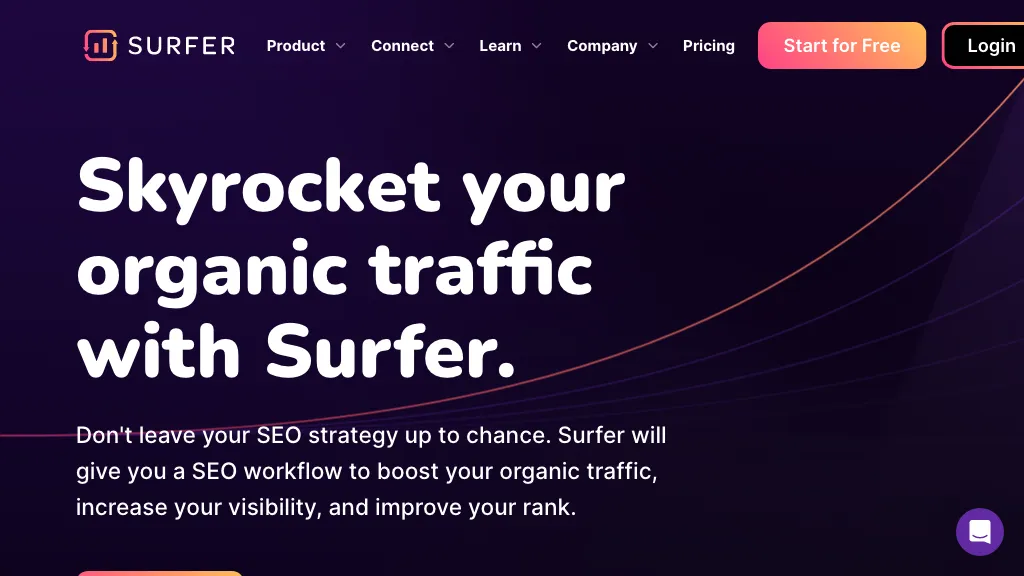 SurferSEO website