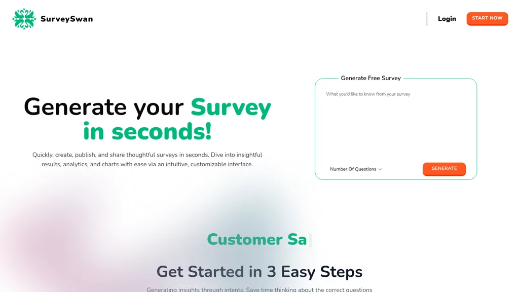 SurveySwan website