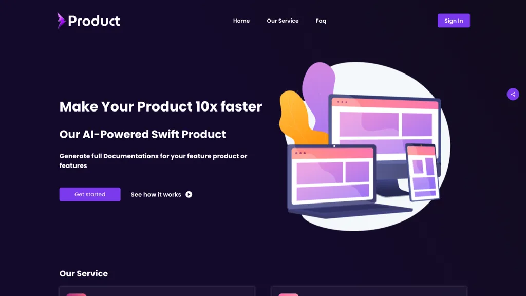 Swift Product website