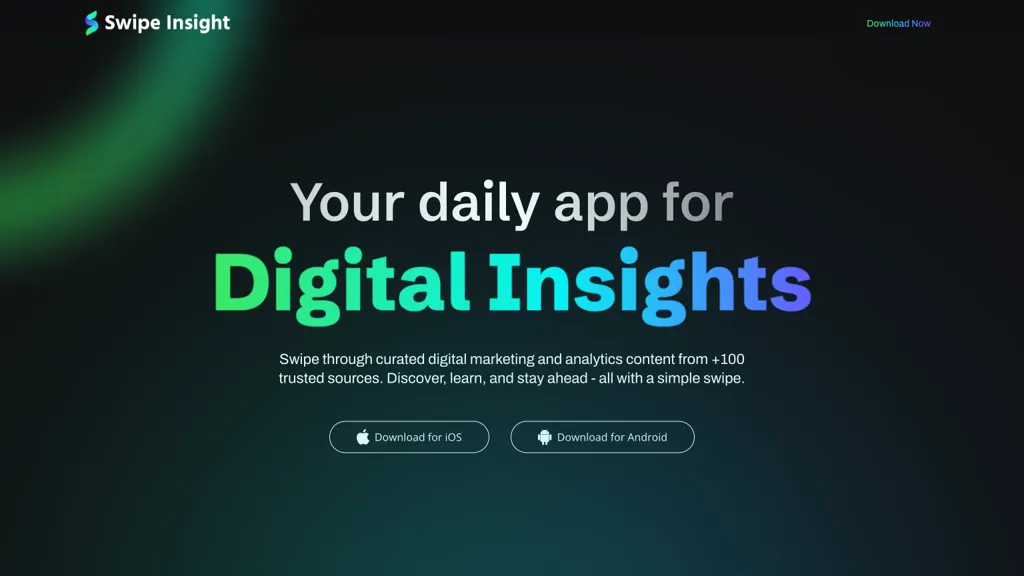 Swipe Insight website