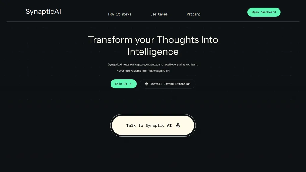 Synaptic AI alternatives and competitors