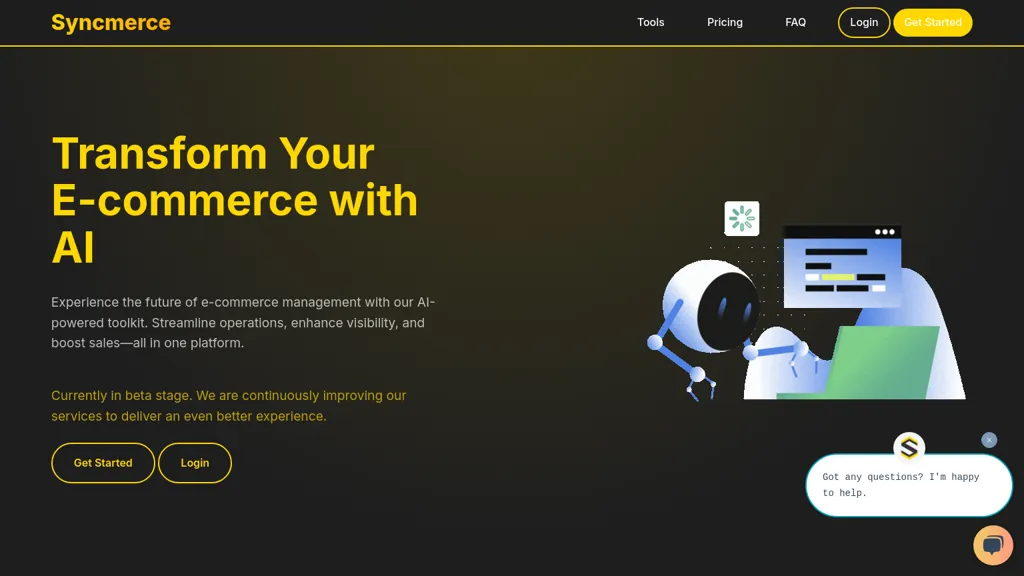 Syncmerce website