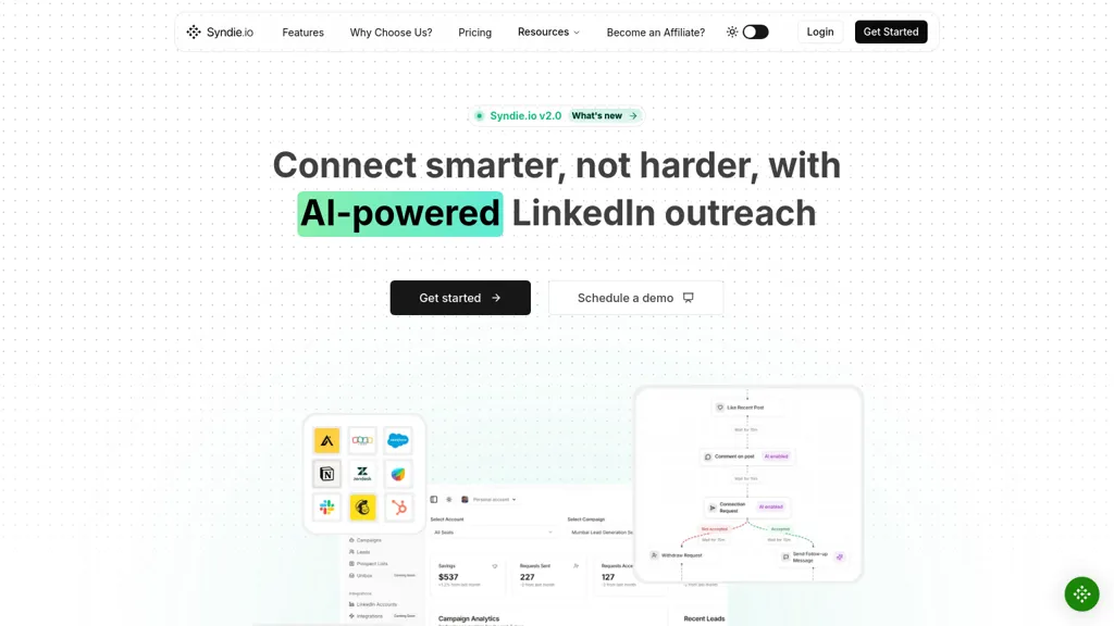Syndie.io website