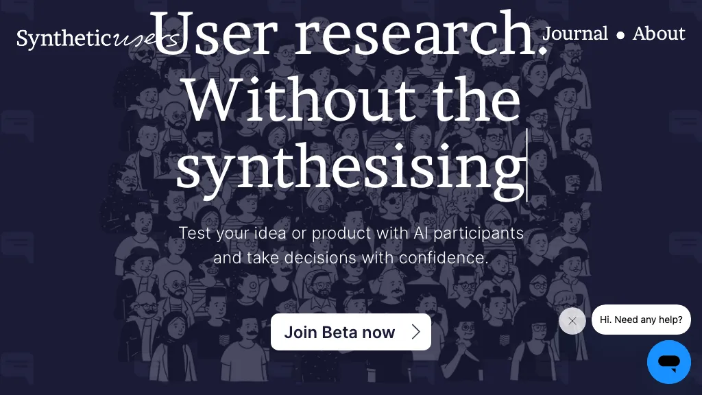 Syntheticusers website