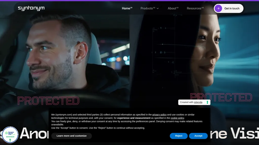 Syntonym AI tool screenshot