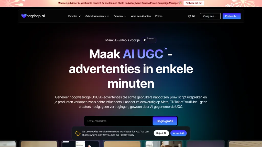 Tagshop AI AI tool screenshot